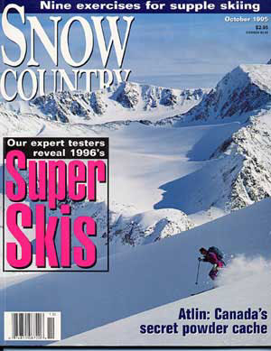 Titelbild: Heliski Guide Helene Steiner findet Pulverschnee in der Chilkoot Range